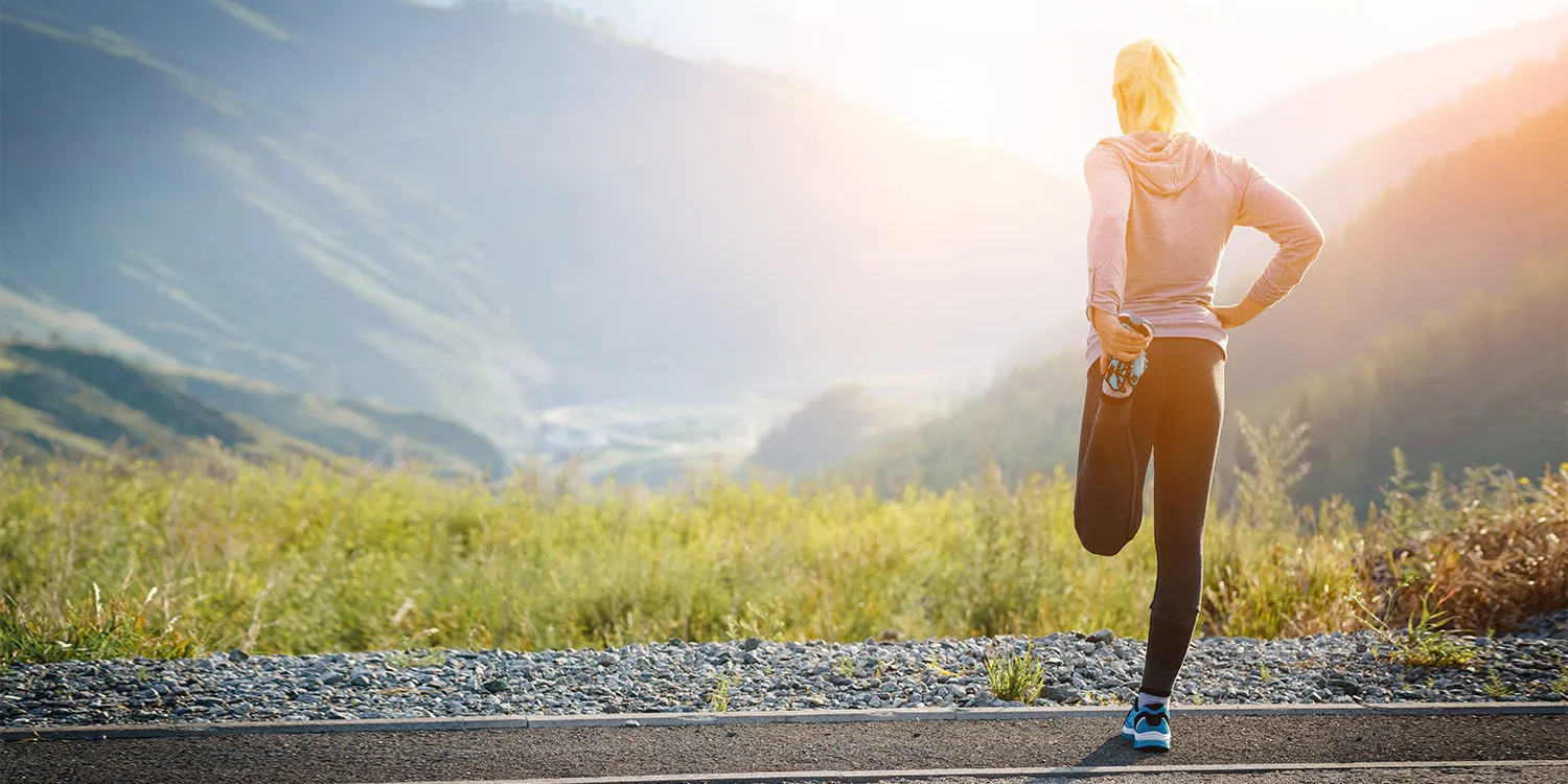 Warm horizontal light bands in a studio setting